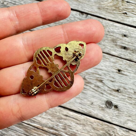 Vintage Victorian Brooch Pin Small Victorian Jewelry - Picture 2 of 2